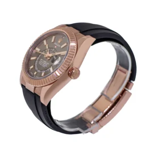 Rolex-Sky-Dweller-326935-0007-SRO-Automatic-Everose-Rhodium-Dial-Rubber-Strap-Replica1.webp