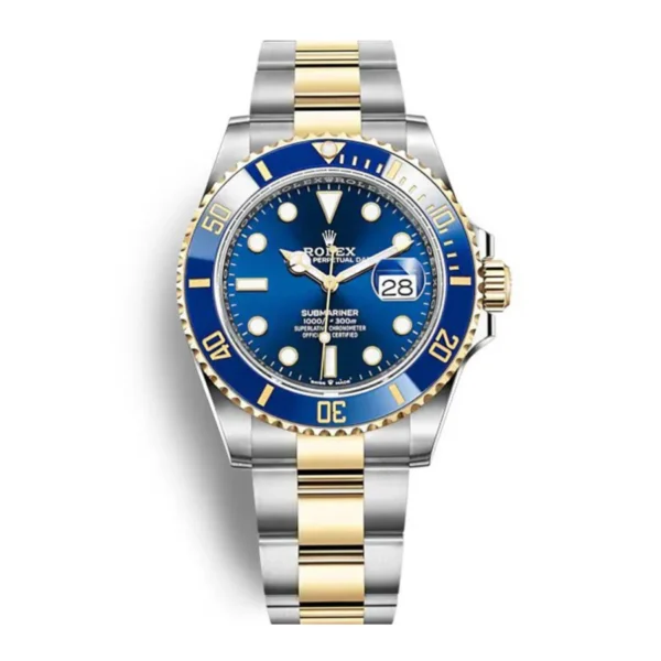 Rolex Submariner Date Two Tone Blue Dial 126613 Replica
