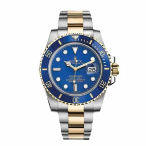 Rolex Submariner Date Two Tone Blue Dial 16613 Replica