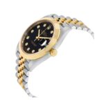Rolex Datejust Black Diamond Dial Steel Yellow Gold 126303BKDJ Jubilee Replica