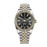 Rolex Sky-Dweller 326933 Steel Gold Black Dial Replica