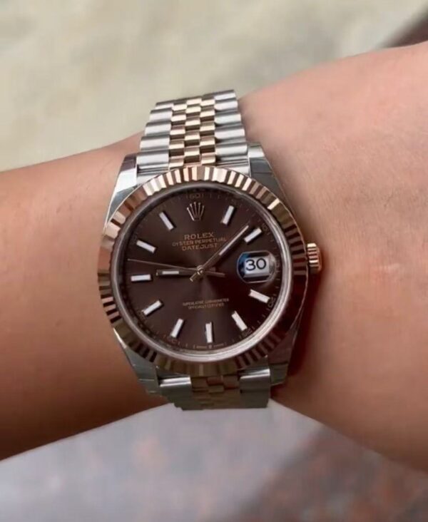 Rolex datejust 12A super clone chocolate dial 41mm VIP customer